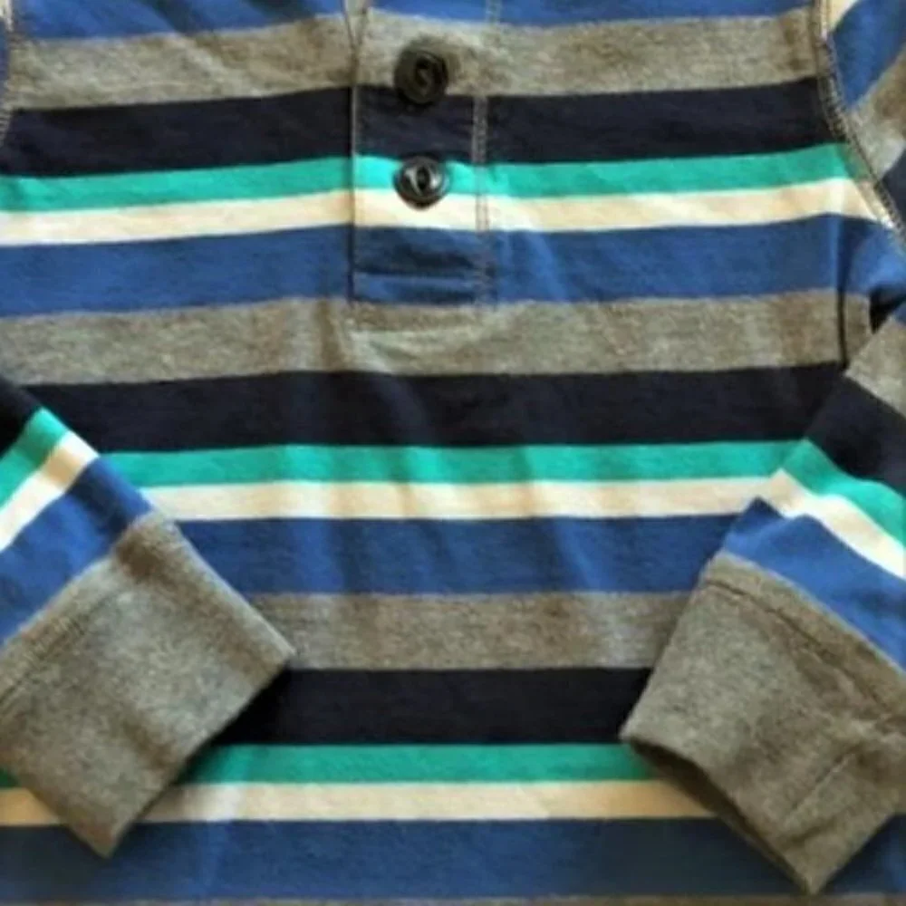 OSHKOSH B'GOSH LONG SLEEVE STRIPED SHIRT
